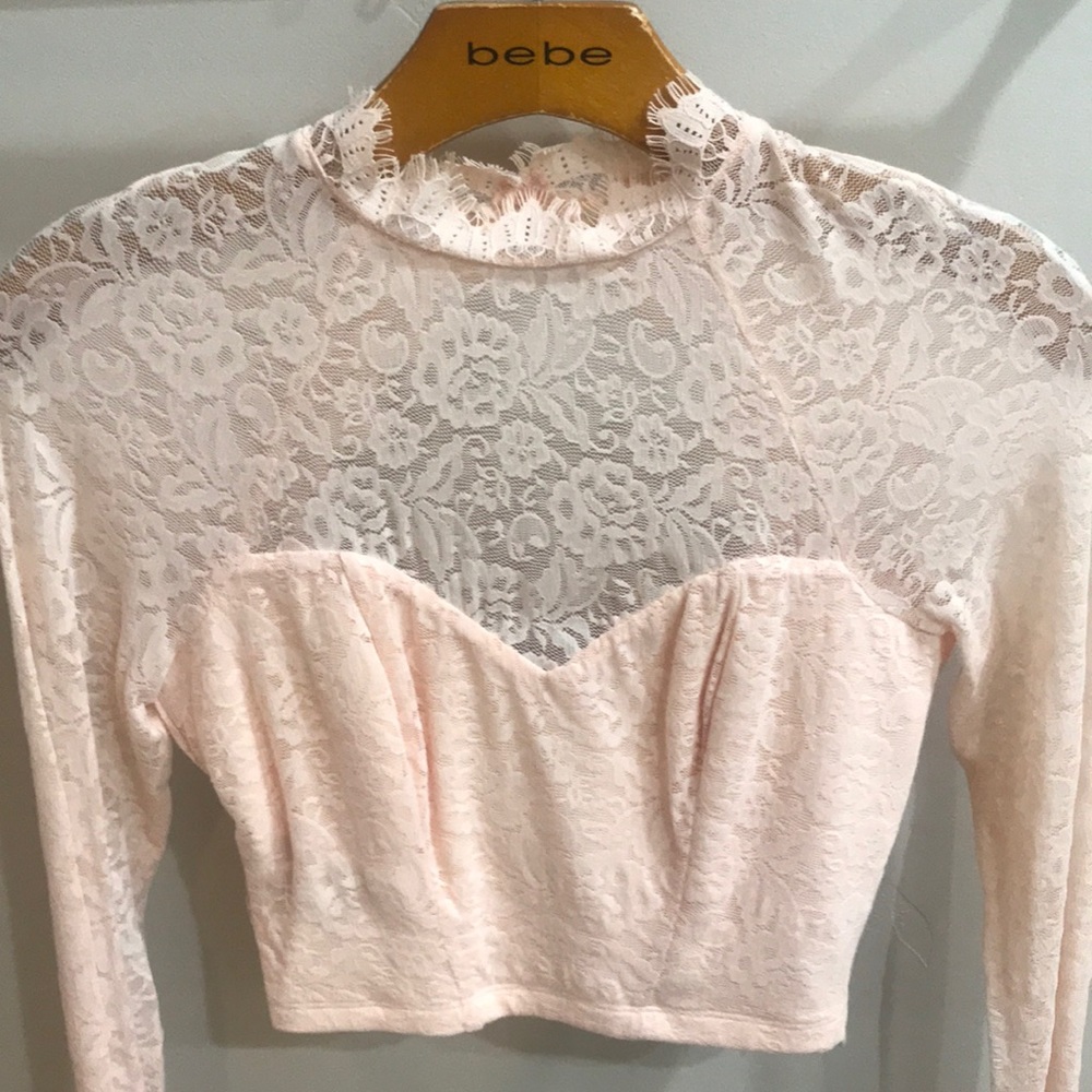 Bebe lace top